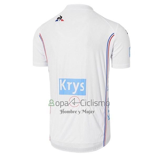 Tour DE Francia Ropa Ciclismo Culotte Corto 2017 Hombre Mangas Cortas Blanco